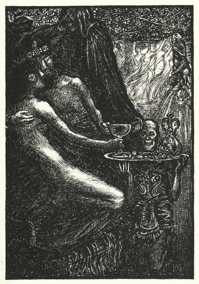Matthew Arnold-dikt: Mycerinus (gravering) av Henry Ospovat