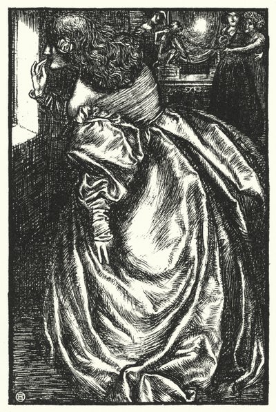 Matthew Arnold-dikt: Hertuginnen Marguerite (gravering) av Henry Ospovat