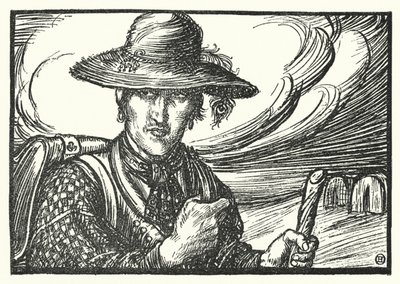 Matthew Arnold-dikt: The Scholar Gipsy (gravering) av Henry Ospovat