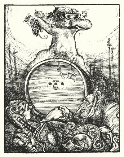 Shakespeare-sang: "In thy vats our cares be drown