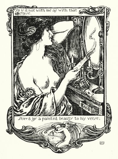 Shakespeares sonetter, Sonnet XXI (lito) av Henry Ospovat