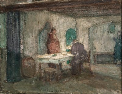 Og han forsvant ut av deres syn, ca. 1898. av Henry Ossawa Tanner