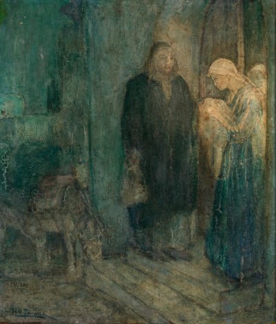 Avreise til Egypt på vertshuset. av Henry Ossawa Tanner