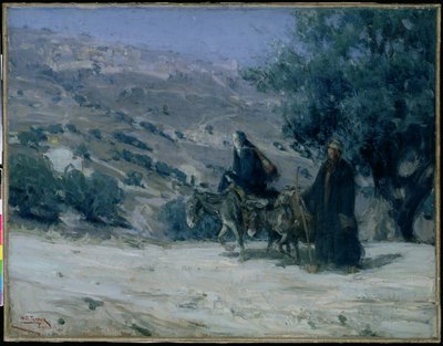 Fly til Egypt, 1899 av Henry Ossawa Tanner