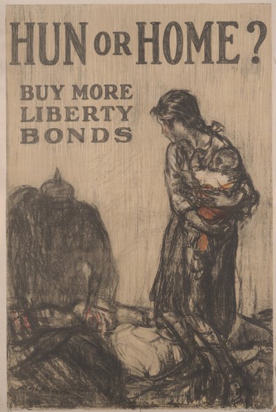 Hun eller hjem? Kjøp flere Liberty Bonds av Henry Patrick Raleigh