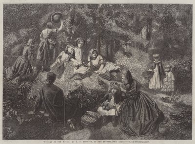 Ferie i skogen av Henry Peach Robinson