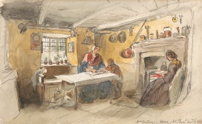 Hos Mrs. Bulley's, Hooe, nær Plymouth av Henry Perlee Parker