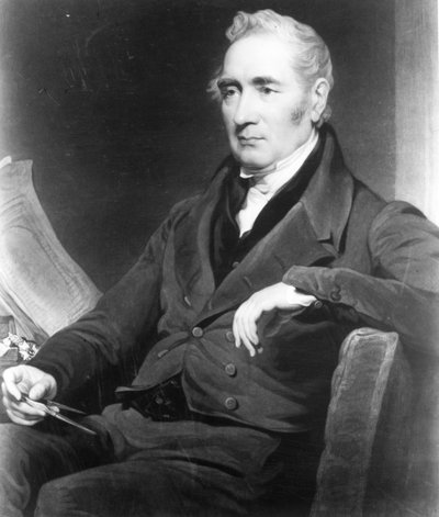 George Stephenson, gravert av Charles Turner, 1838 (mezzotint) av Henry Perronet Briggs