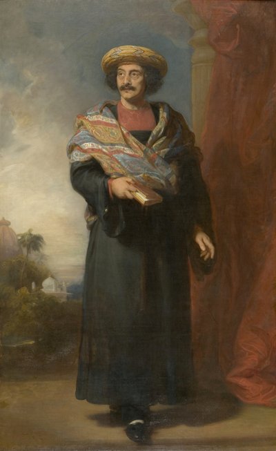 Portrett av Rammohun Roy (1774-1833) 1832 (olje på lerret) av Henry Perronet Briggs