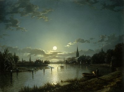 Marlow på Themsen, av Henry Pether