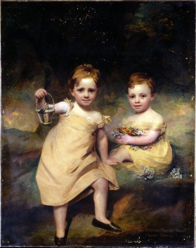Dobbeltportrett av William Thorold Wood og Charles Thorold Wood av Henry Raeburn