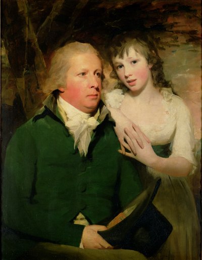 Sir Alexander Don med datteren Elizabeth av Henry Raeburn