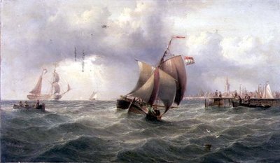 En nederlandsk rosa fra en brygge av Henry Redmore