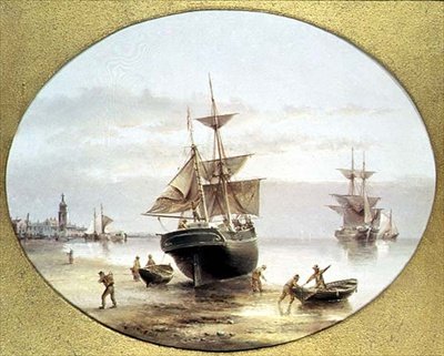 Havnescene av Henry Redmore