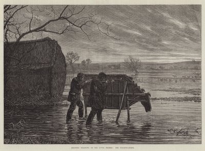 Skyter fugler på Upper Thames, stalking-hesten av Henry Robert Robertson