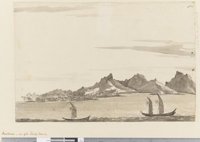 Side 22 Huaheine, en av samfunnøyene, 1768-75 (wc) av Henry Roberts