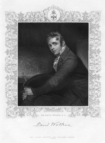 Sir David Wilkie 1785-1841, skotsk maler, 1800-tallet. av Henry Robinson