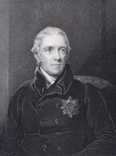 Sir Henry Halford, gravert av John Cochran (fl.1821-65) av Henry Room