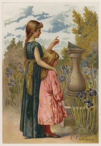 Time for time (farge litho) av Henry Ryland
