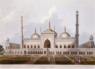Moskeen i Lucknow, 1824 av Henry Salt