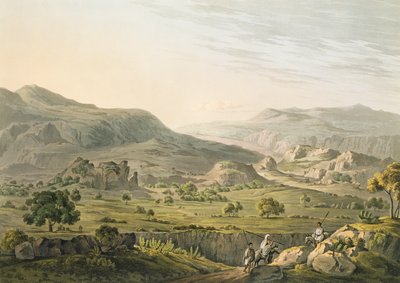 Passet til Atbara i Abyssinia, gravert av Daniel Havell (1785-1826) 1809 (akvatint) av Henry Salt