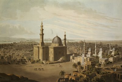 Utsikt over Grand Cairo, gravert av Daniel Havell (1785-1826) 1809 av Henry Salt
