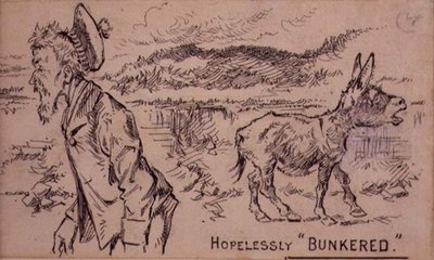 Hopelessly Bunkered, illustrasjon fra 