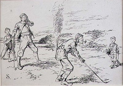 The Absent Minded Golfer, illustrasjon fra 