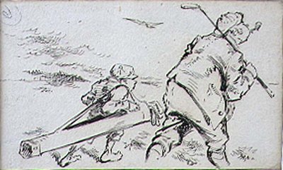 The Bumbling Golfer, illustrasjon fra 