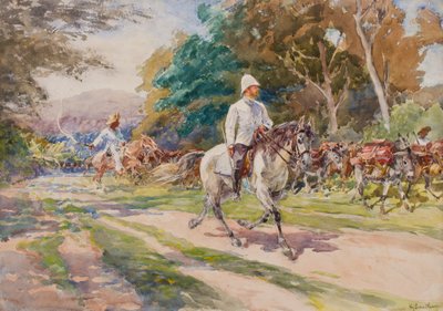 En kolonioffiser, muligens Haiti, ca. 1900 av Henry Sandham