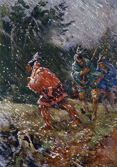 Jakt i hardt vær av Henry Sandham