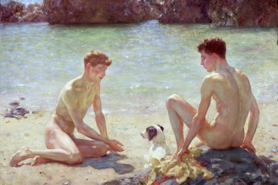 Kamerater, 1924 av Henry Scott Tuke