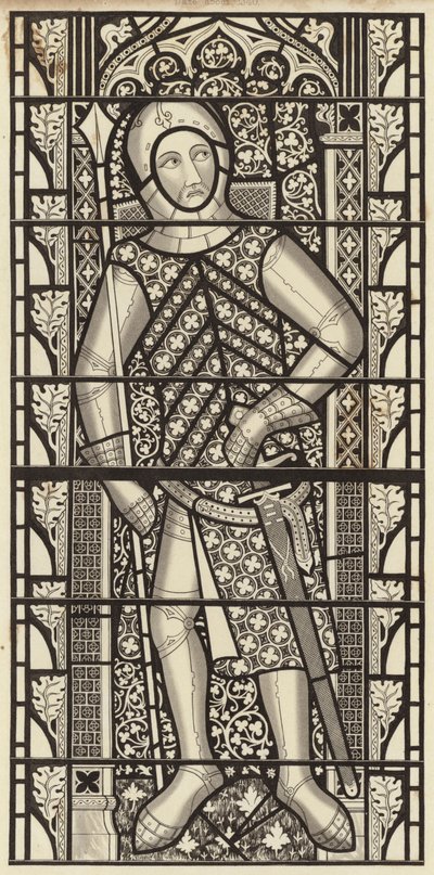 Gilbert de Clare, jarl av Clare, fra Tewkesbury Abbey Church, ca 1340 av Henry Shaw