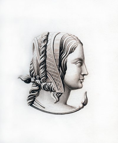 Hodeplagg, tidlig på 1500-tallet, 1843. av Henry Shaw