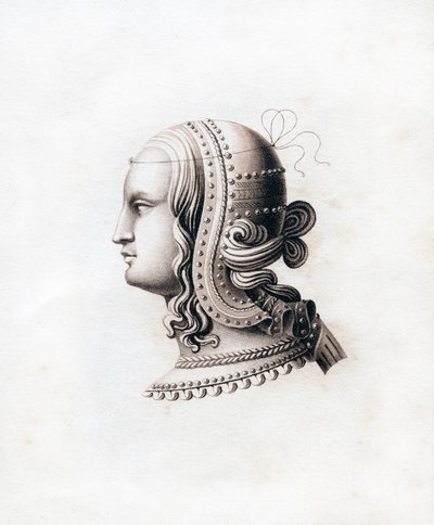 Hodeplagg, tidlig på 1500-tallet, 1843. av Henry Shaw