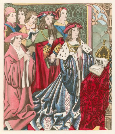 Henrik VI og hoffet hans av Henry Shaw