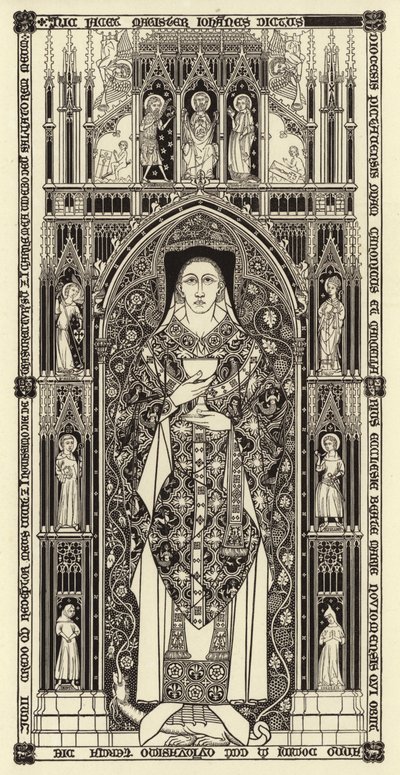 Innskåret plate, c 1350 av Henry Shaw