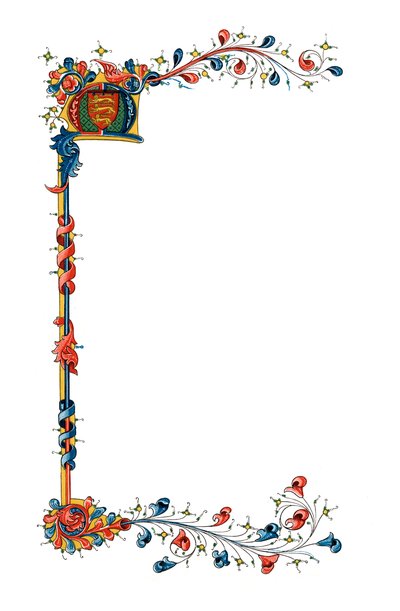 Opprinnelig bokstav M, c1410, 1843. av Henry Shaw