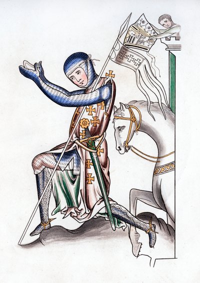 Ridder, sent på 1100-tallet, 1843. av Henry Shaw