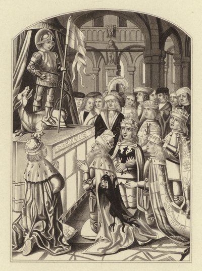 Europas suverener som tilber Saint George av Henry Shaw