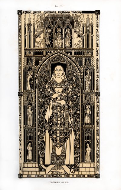 Kanonen til Poitiers, c1350, 1843. av Henry Shaw