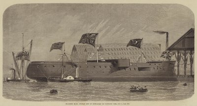 Flytende HMS Sultan ut av Dock av Henry Spernon Tozer