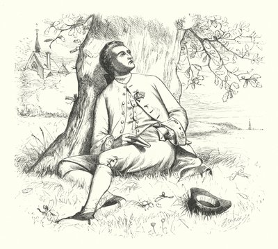 Ateisten og eikenøt (gravering) av Henry Stacey (after) Marks