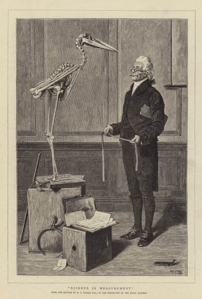 Vitenskap er måling av Henry Stacey Marks