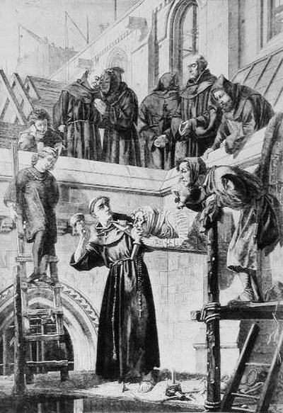 Den fransiskanske billedhuggeren av Henry Stacey Marks