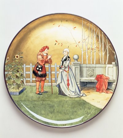 The Sixth Age of Man, en illustrasjon av Shakespeares The Seven Ages of Man, ladeplate av Minton