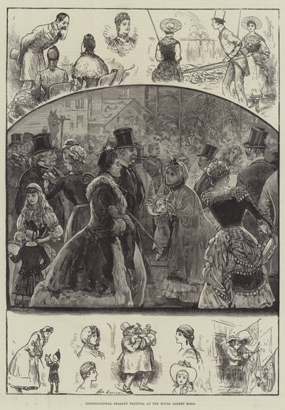 International Peasant Festival i Royal Albert Hall av Henry Stephen Ludlow