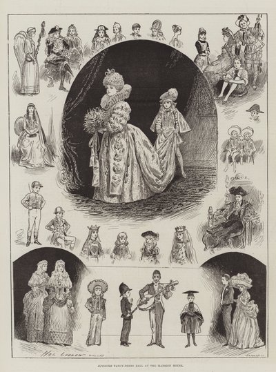Juvenile Fancy-Dress Ball på Mansion House av Henry Stephen Ludlow