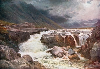 Elven Coe, Glencoe, Argyllshire (fargelitografi) av Henry Sutton Palmer