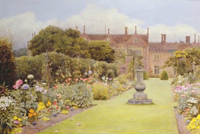 The Grass Walk, Helmingham Hall, 1892 (wc på papir) av Henry Terry